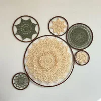ماندلا ماندالا دریمکچر دیوارکوب قلاب بافی|صنایع دستی و سایر لوازم تزئینی|اصفهان, پوریای ولی|دیوار
