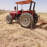 کندن زعفران خدمات تراکتوری