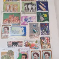 ۲۷۴ تمبر قدیمی تاریخی صحیح وسالم