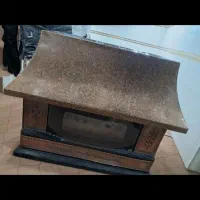 بخاری طرح شومینه در حد نو|بخاری، هیتر، شومینه|دزفول, |دیوار