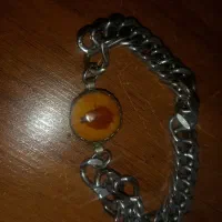 دسبند نقره ی کهربا با اصالت|جواهرات|زنجان, |دیوار