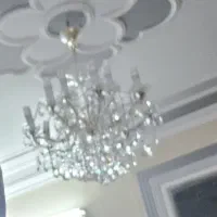 3عدد لوستر 8 شاخه سالم دانه کریستال عدد ی4میلیون