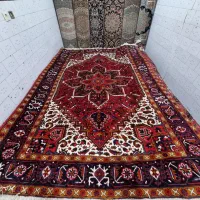 فرش آبی گل مهربان