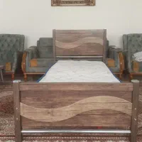 تخت خواب و تشک یک نفره|تخت و سرویس خواب|تهران, مینای شمالی (مخبر)|دیوار