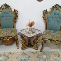 فروش مبل استیل۹نفره ،چوب روس|مبلمان خانگی و میز عسلی|کردکوی, |دیوار