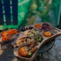 سینی های چوبی و مزه خوری|ظروف سرو و پذیرایی|خرمآباد (تنکابن), |دیوار