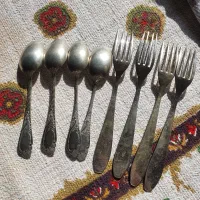 قاشق و چنگال عتیقه نقره|کلکسیون اشیاء عتیقه|تهران, جوانمردان (اندیشه)|دیوار