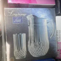 پارچ و لیوان کریستال londshamp