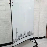 گلسبرد پرتابل طرح دار سایز 150×90 تخته وایت برد