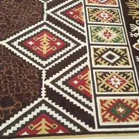 گلیم فرش ۶ متری دونه ای ۱۵۰۰ م|گلیم، جاجیم، گبه|آمل, |دیوار