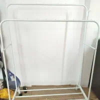 رگال فلزی سفید دو طبقه