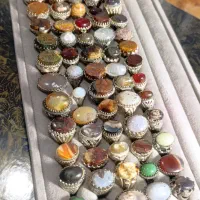 انگشتر نیکل با کیفیت با سنگ های اصلی و طبیعی|بدلیجات|لنجان, |دیوار