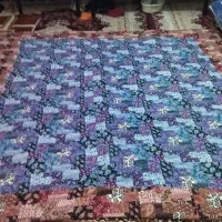 دوعدد لاف پشمی دست دوز|رختخواب، بالش، پتو|گلبهار, نوبهار|دیوار