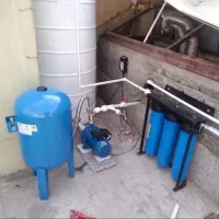 نصب و راه اندازی پمپ و مخزن