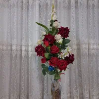 ۲عددگلدان گل مصنوعی