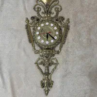 ساعت دیواری برنز کاملا سالم اصلا استفاده نشده