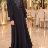 فروش پیراهن مجلسی مشکی سایز ۳۶ و۳۸