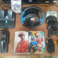 فروش دو عدد ps2 اسلیم فلش خور همراه با فرمون