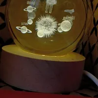 گوی خواب و تزئینی به علاوه جای عود|چراغ خواب و آباژور|رشت, نظری|دیوار