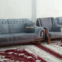 یک دست مبل آنتیک راحتی ، ۸ نفره با عسلی کامل|مبلمان خانگی و میز عسلی|بروجرد, |دیوار