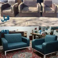 تعمیرات مبل و تعویض روکش پارچه مبلمان|خدمات پیشه و مهارت|رشت, جانبازان|دیوار
