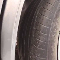 یک جفت لاستیک پراید ویک جفت رینگ پراید