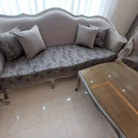 مبل ۷ نفره فرانسوی تمام راش /سندپلاست/مناسب جهیزیه