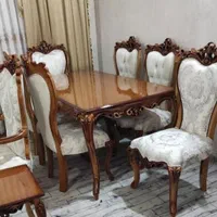 مبل سلطنتی مدل افسون چوب گردو قیمت همکار از تولیدی|مبلمان خانگی و میز عسلی|قم, امامزاده ابراهیم|دیوار