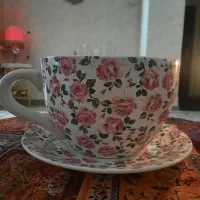 گلدان فنجان و نلبکی|کلکسیون اشیاء عتیقه|تهران, صادقیه|دیوار
