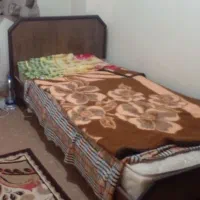تخت چوبی یک نفره بدون تشک