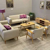 مبل تدی ۸ نفره چوب روس