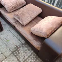 مبل۷نفره درحدنو جنس چرم|مبلمان خانگی و میز عسلی|کنگاور, |دیوار