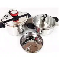 ست زودپز دوقلو یونیک ۵+۷ لیتری