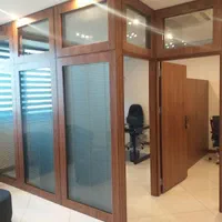 پارتیشن اداری چوب ام ایز|دفتر کار|تهران, باغ فیض|دیوار