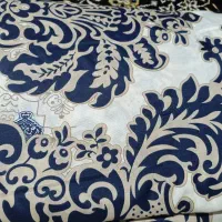 پارچه ملافه ست رنگ سرمه ای وکرم|رختخواب، بالش، پتو|اردبیل, |دیوار