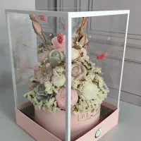 باکس گل شمعی کد ۱۰۱|صنایع دستی و سایر لوازم تزئینی|کرج, عظیمیه|دیوار