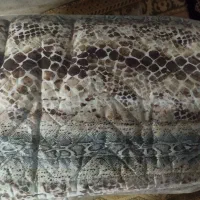 روبالشی پنبه دوزی نخی زیپ مخفی