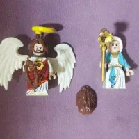 لگو (مینی فیگور) مسیح و مریم مقدس(نایاب)