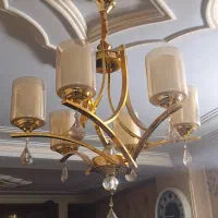 لوستر رنگ استیل ۴عدد