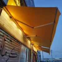 سایبان بازویی چتر ریلی آفتاب گیر پارکینگ