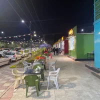 ساندویچ زن فست فود کار