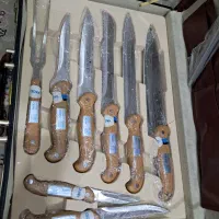 سرویس چاقو نو ۱۱ تیکه|ظروف سرو و پذیرایی|آستانه اشرفیه, |دیوار