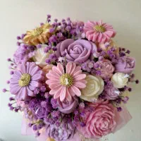 باکس گل شمع