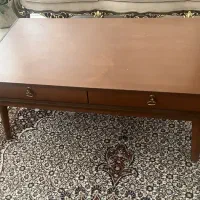 میز جلو مبلی بهمراه دو عسلی روکش راش