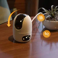 دوربین رم خور وای فای چرخشی هوشمند برند imou|دوربین مداربسته|بیرجند, |دیوار