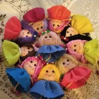 عروسک های نمدی وپارچه ای