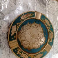 جا سیگاری آنتیک قلم کاری برنجی