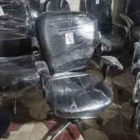 چرخون منشی صندلی جکدار چرخدار مدیریت کامپیوتر چرم