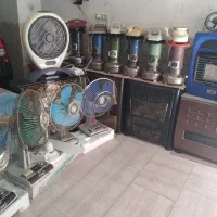 پنکه چراغ نفتی های برنجی بخاری گازی (آدرس نوشتم)