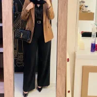 مانتووکت تک و پیرهن شلوارلی شلوارجین